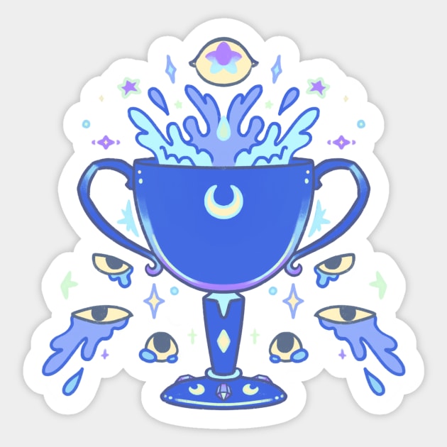 Be Not Afraid: Cosmic Chalice Sticker by phogar